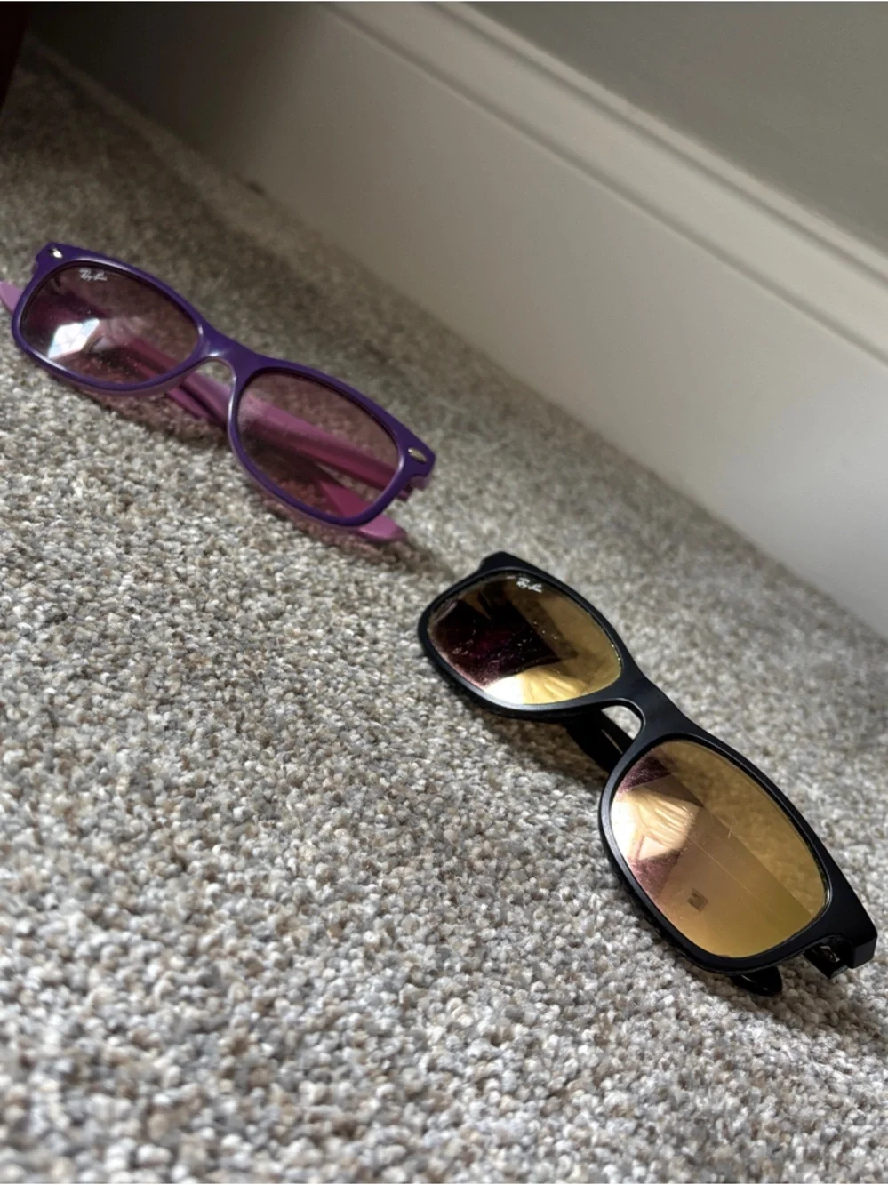 Ray-Ban Kid’s Purple and Black Sunglasses Set